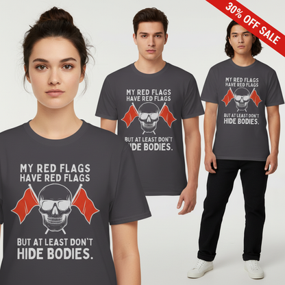 Red Flags Skull T-Shirt_clean