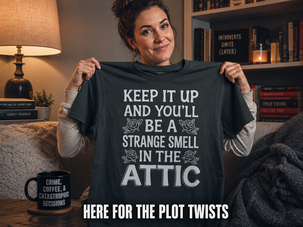 Strange Smell in the Attic T-Shirt_ugc_holdup