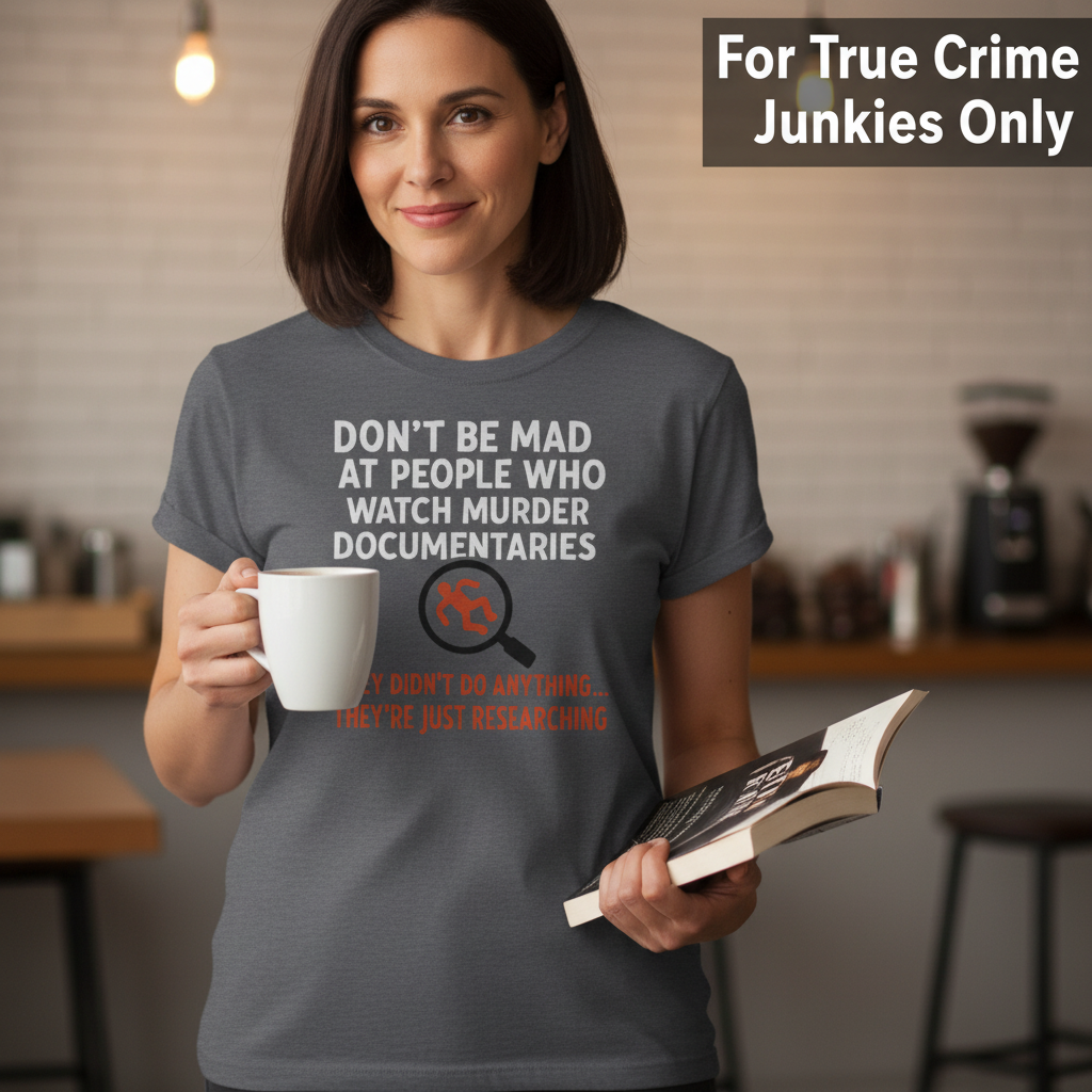 Just Researching Murder T-Shirt_prop_inteact