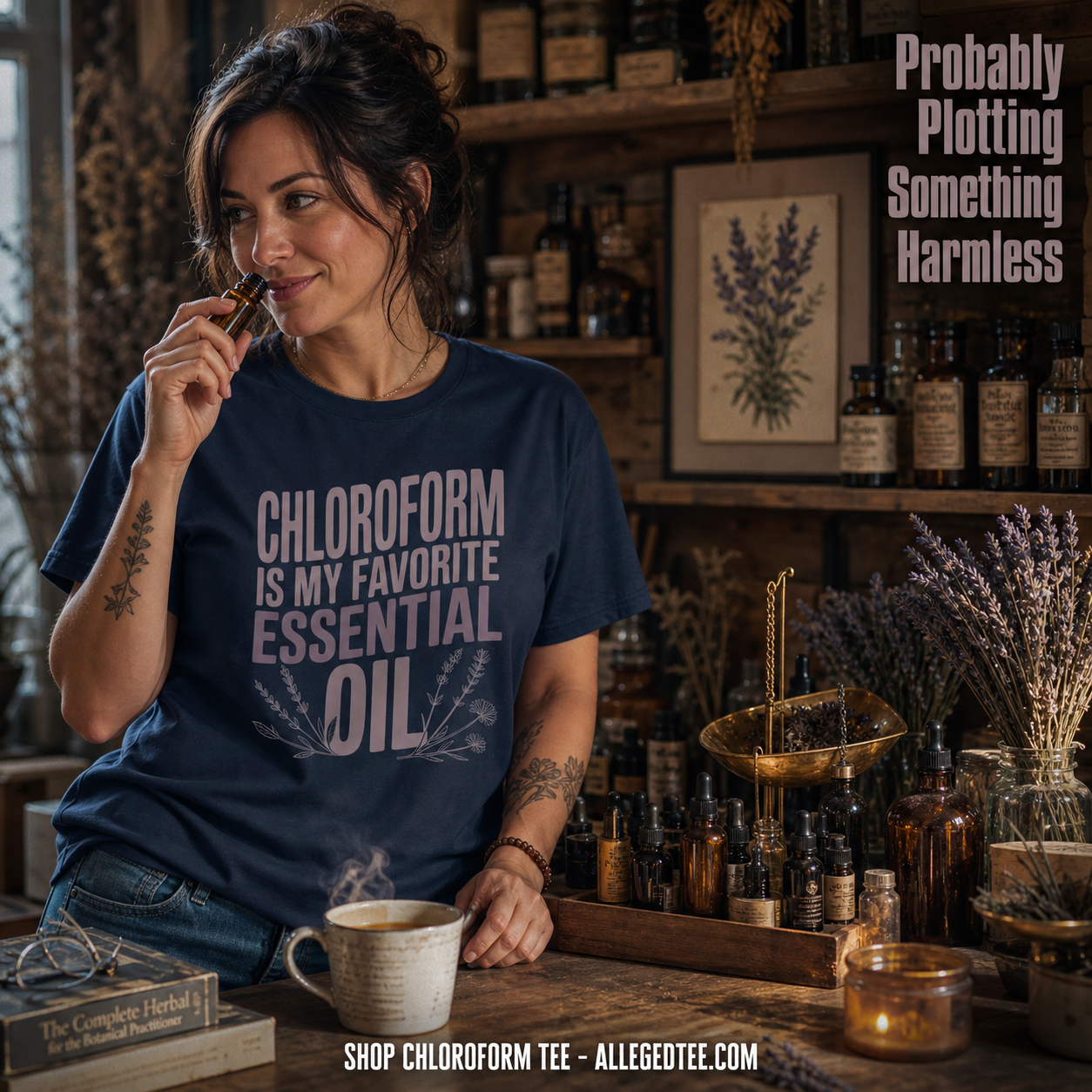 Chloroform Essential Oil T-Shirt_contextual