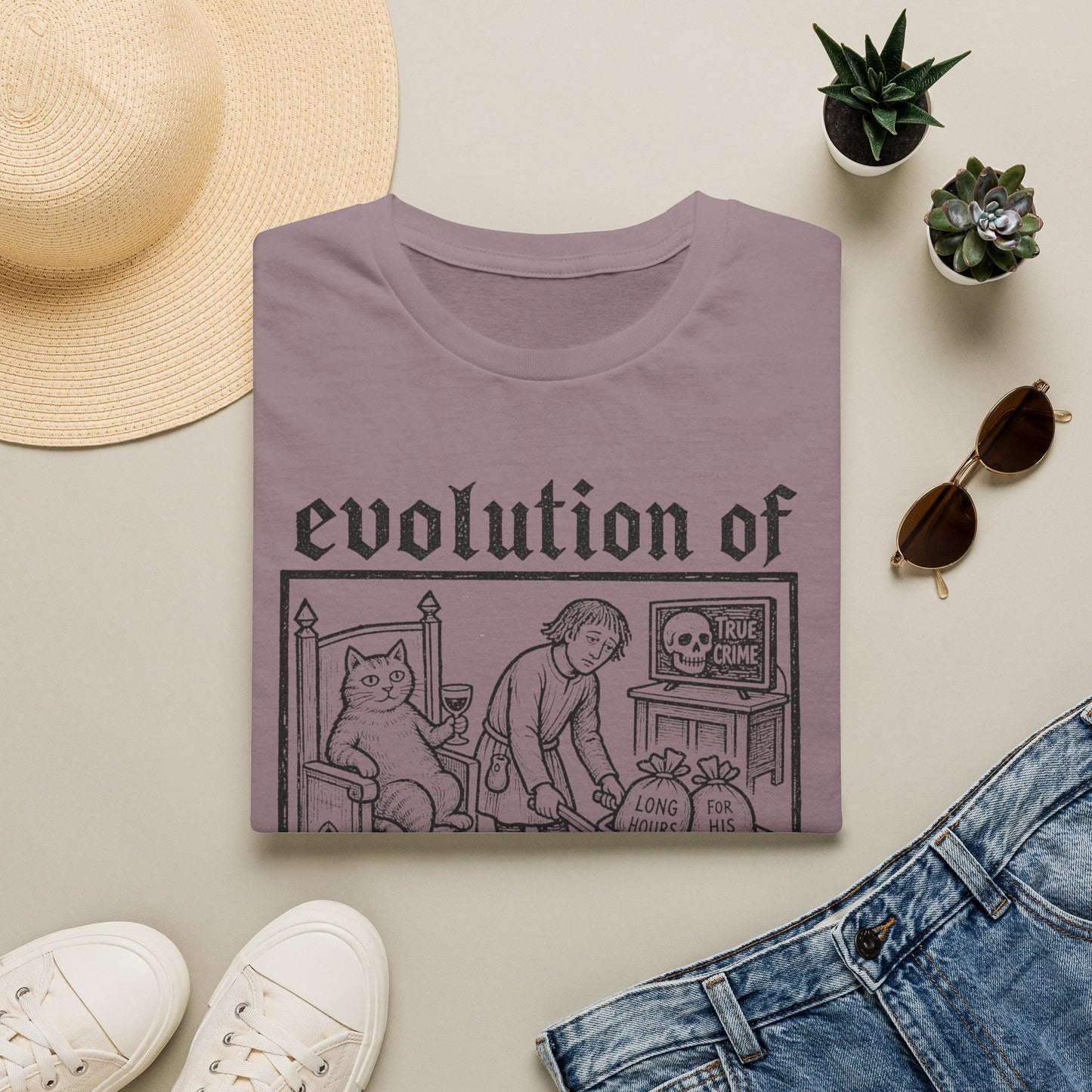 Cat Parenting Evolution T-Shirt