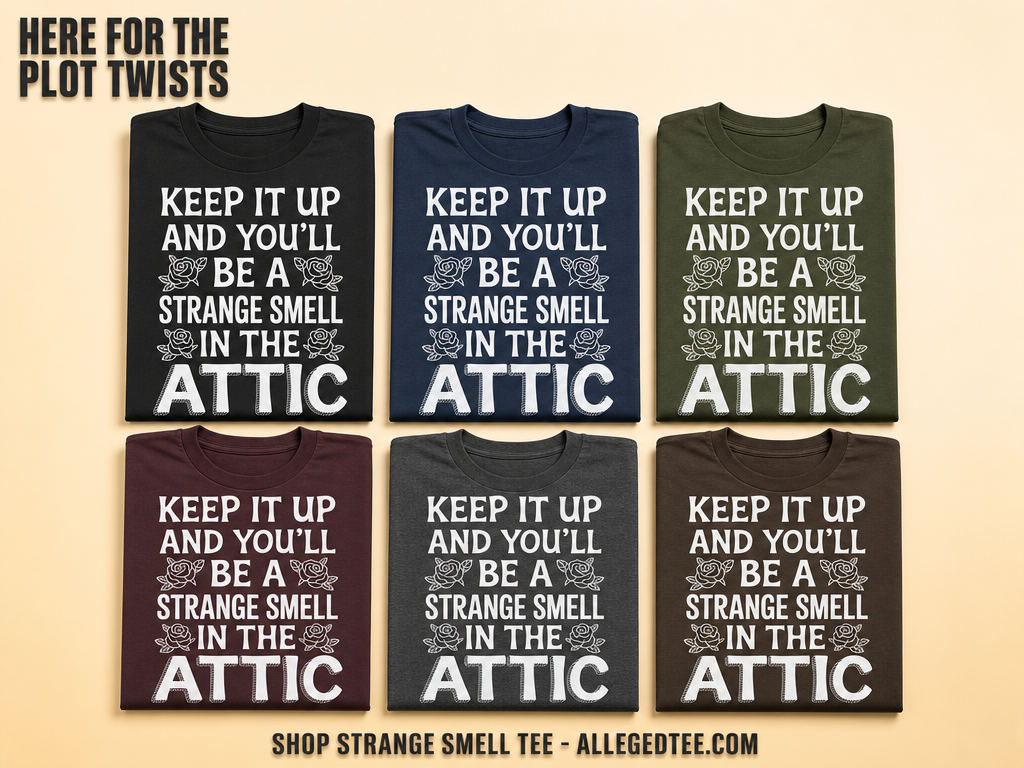 Strange Smell in the Attic T-Shirt_6color_grid