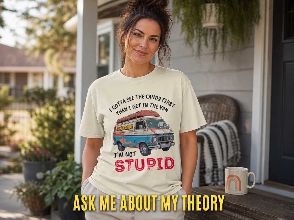 Not Stupid Candy Van T-Shirt_active_outdoor