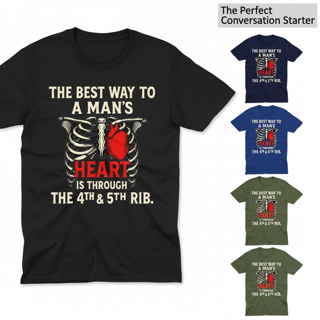 Shortcut To A Man's Heart T-Shirt_color_hero