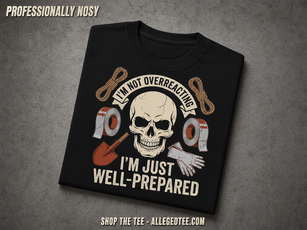 Well-Prepared Dark Humor T-Shirt_fold_tilt