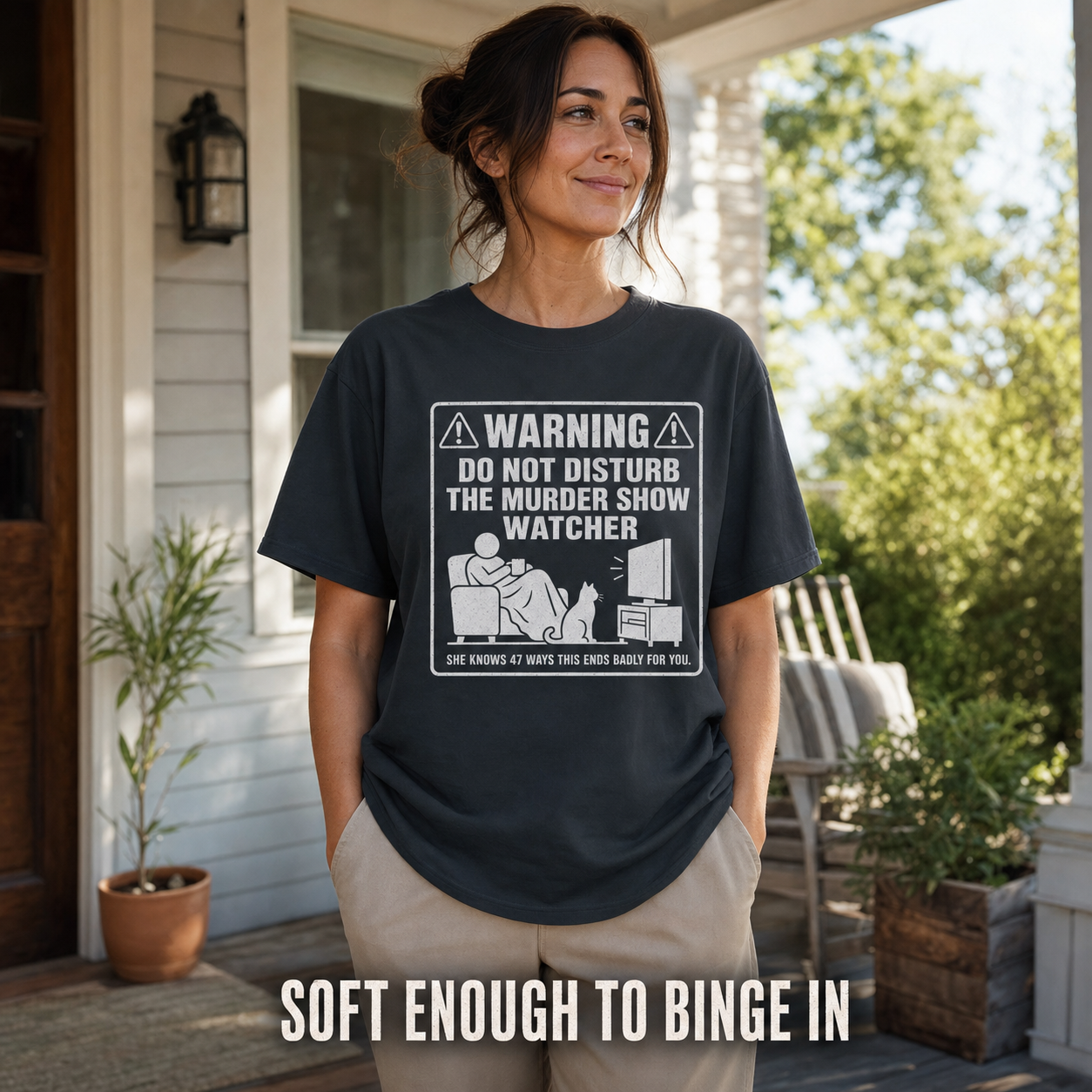 DND Murder Show Watcher T-Shirt_active_outdoor