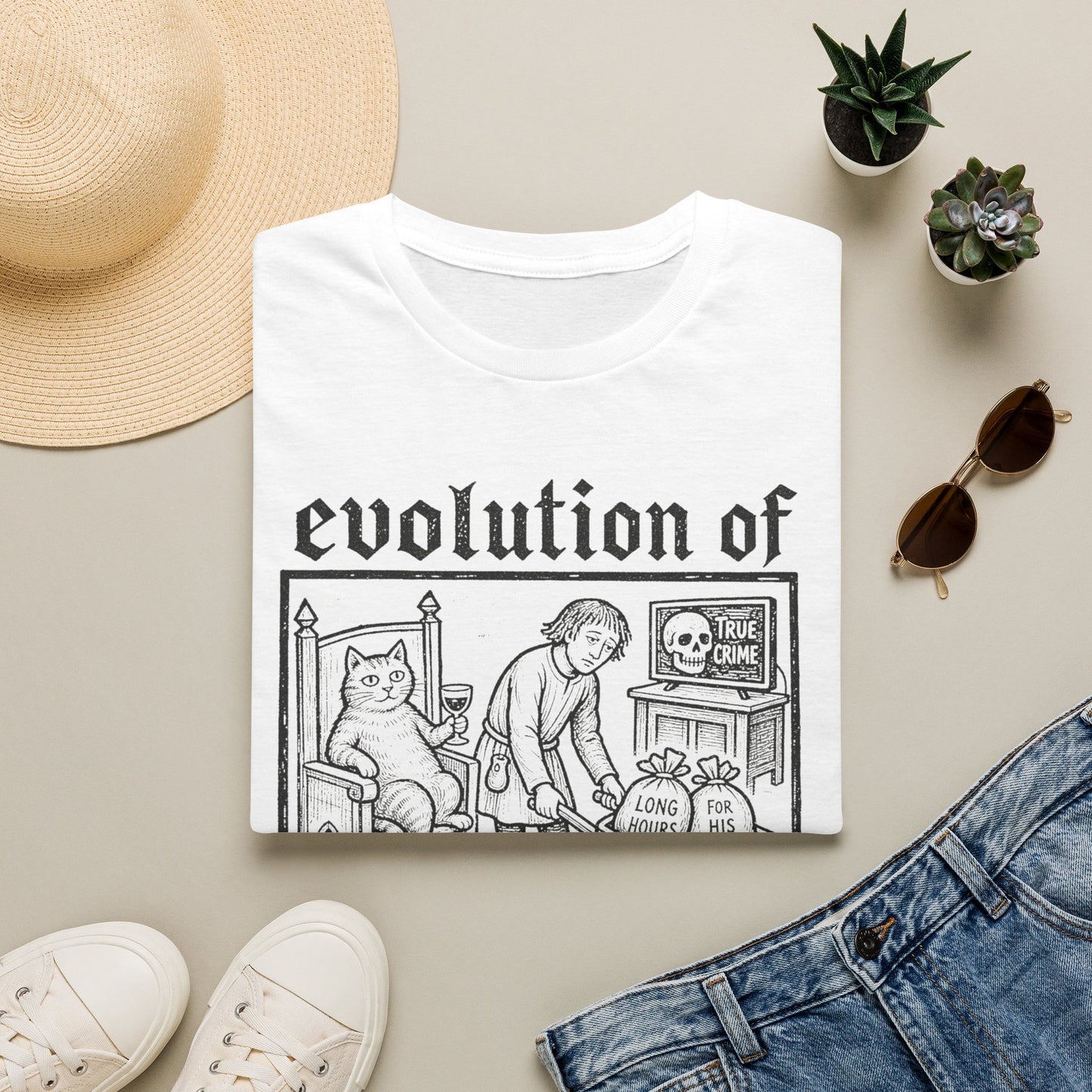 Cat Parenting Evolution T-Shirt