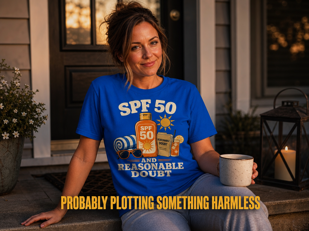 SPF 50 and Reasonable Doubt T-Shirt_ls_golden