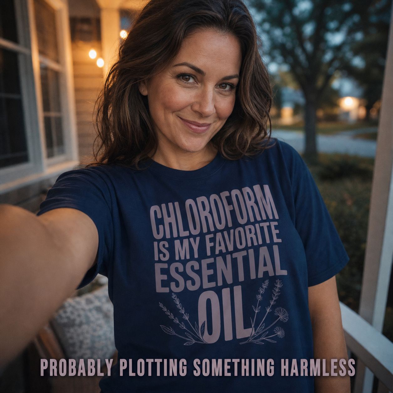 Chloroform Essential Oil T-Shirt_ugc_outdoor