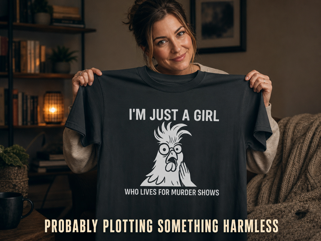Just a Girl Who Loves Murder Shows T-Shirt_ugc_holdup
