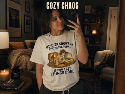 Murder Shows Productivity Boost T-Shirt_ugc_mirror