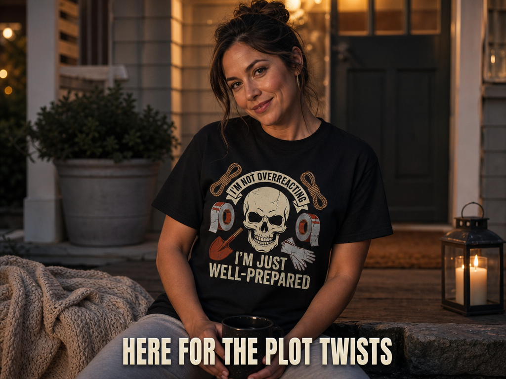 Well-Prepared Dark Humor T-Shirt_ls_golden