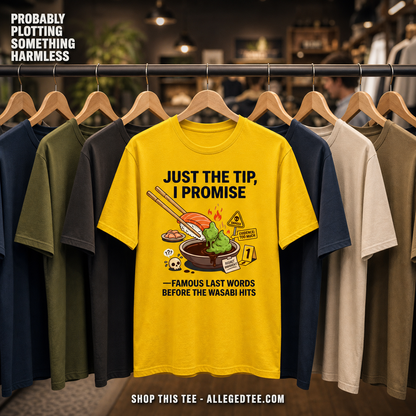Just the Tip Wasabi Warning T-Shirt_boutique_rack