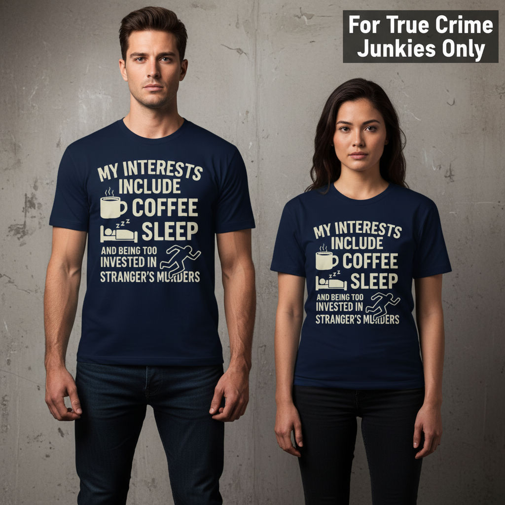 Coffee Sleep Murder Obsession T-Shirt_stoic