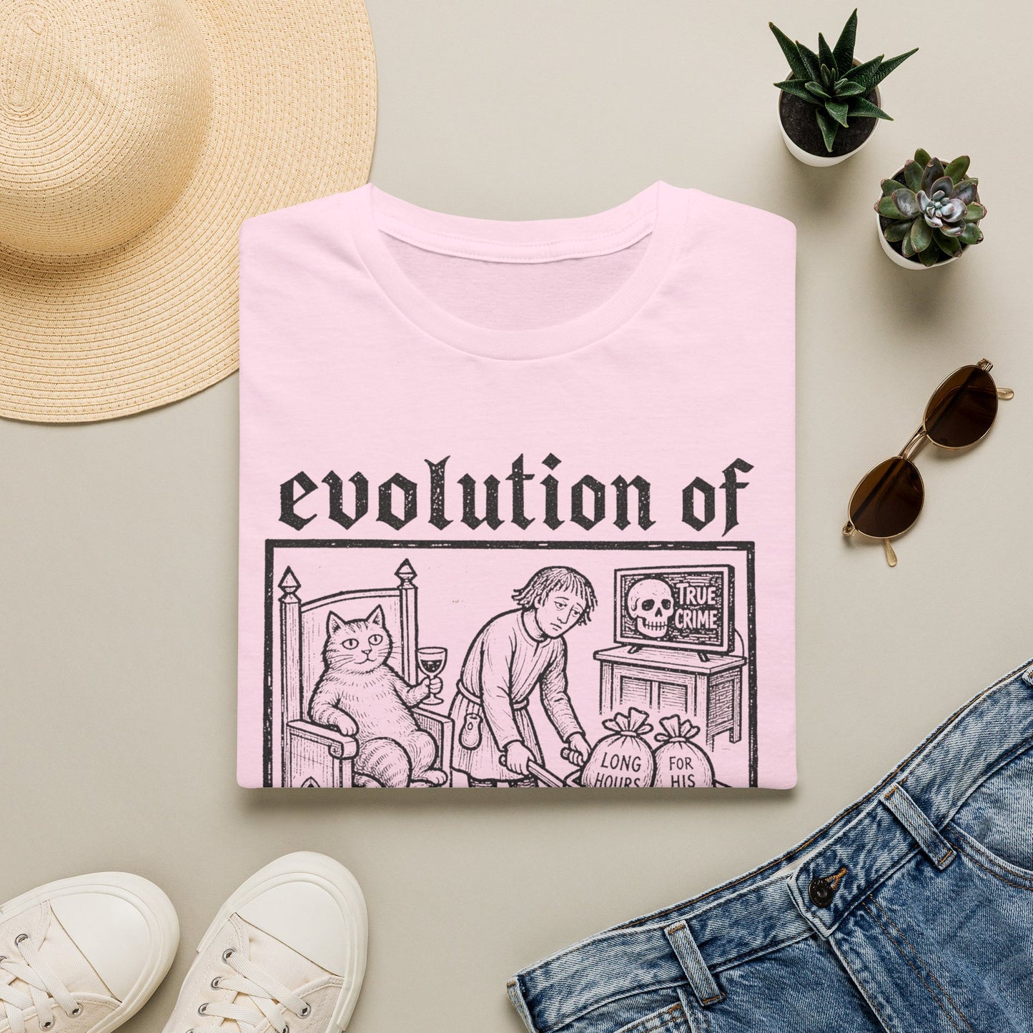 Cat Parenting Evolution T-Shirt