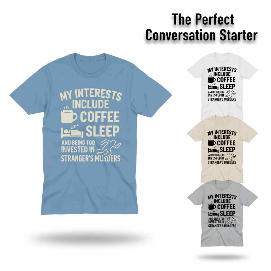 Coffee Sleep Murder Obsession T-Shirt_color_hero