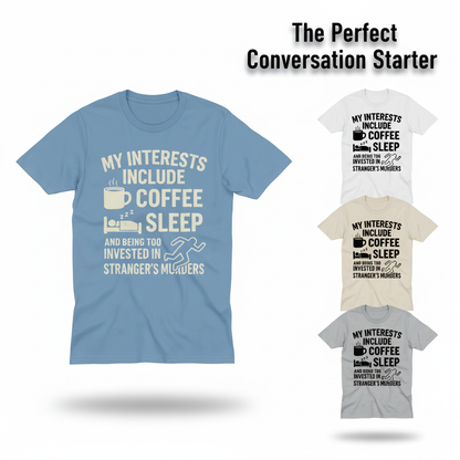 Coffee Sleep Murder Obsession T-Shirt_color_hero