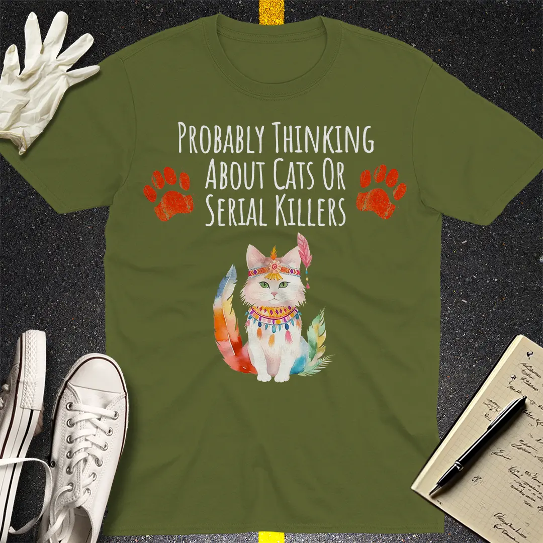 Crows Before Bros T-shirt - Military Green