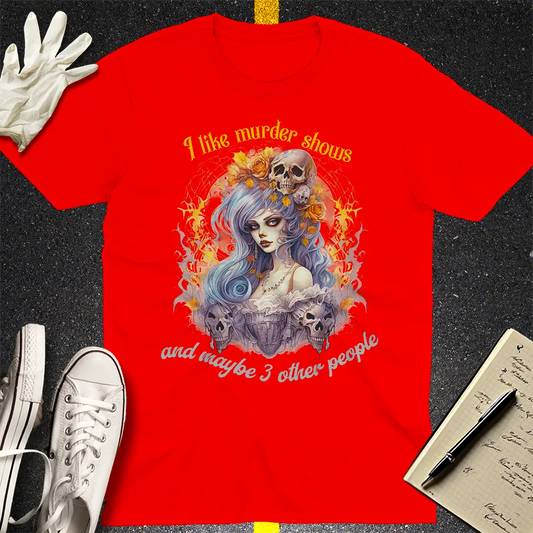 Crows Before Bros T-shirt - Red