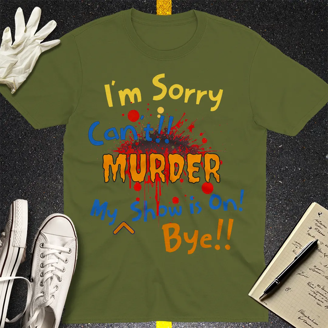 Crows Before Bros T-shirt - Military Green