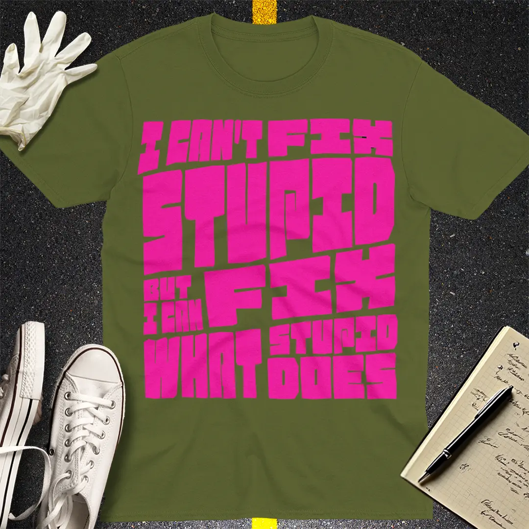 Crows Before Bros T-shirt - Military Green