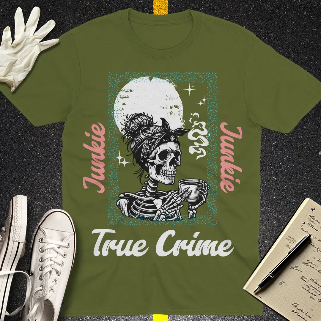 Crows Before Bros T-shirt - Military Green
