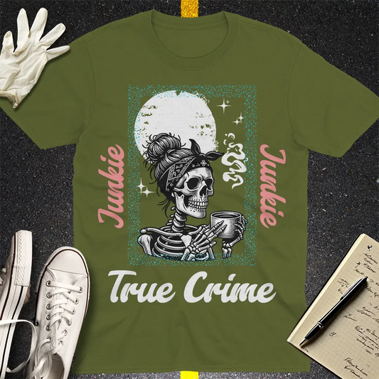 Crows Before Bros T-shirt - Military Green