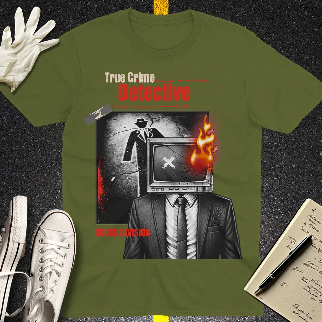Crows Before Bros T-shirt - Military Green