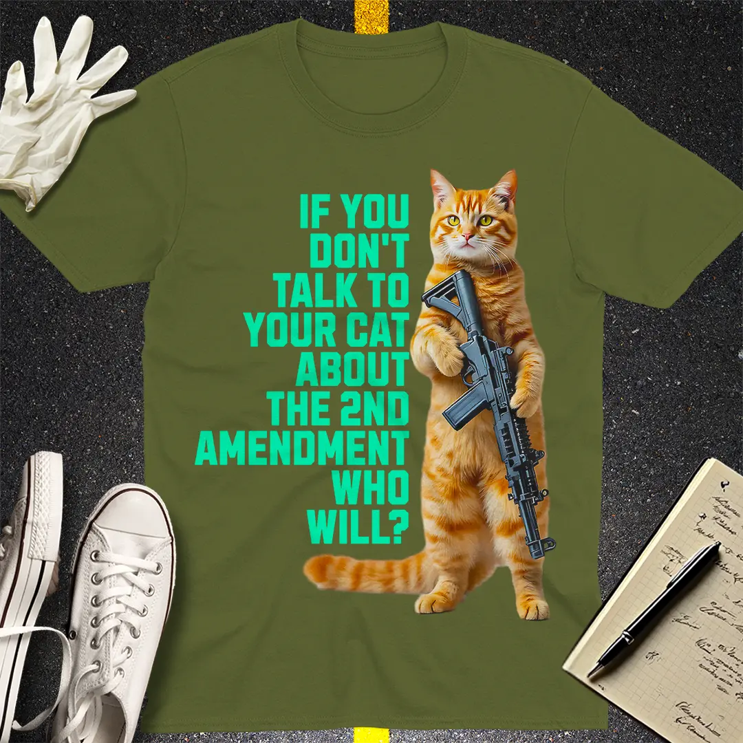 Crows Before Bros T-shirt - Military Green