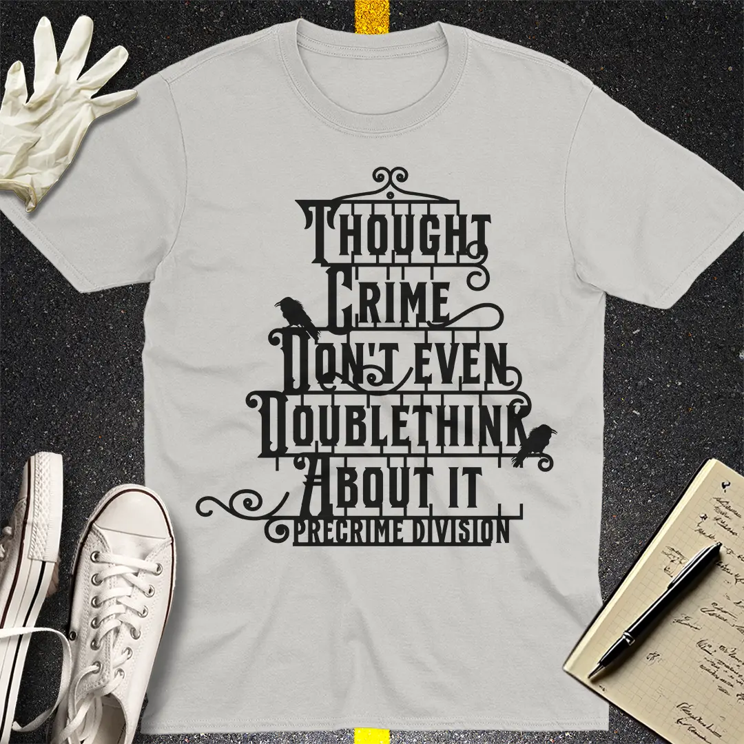 Crows Before Bros T-shirt - Ice Grey