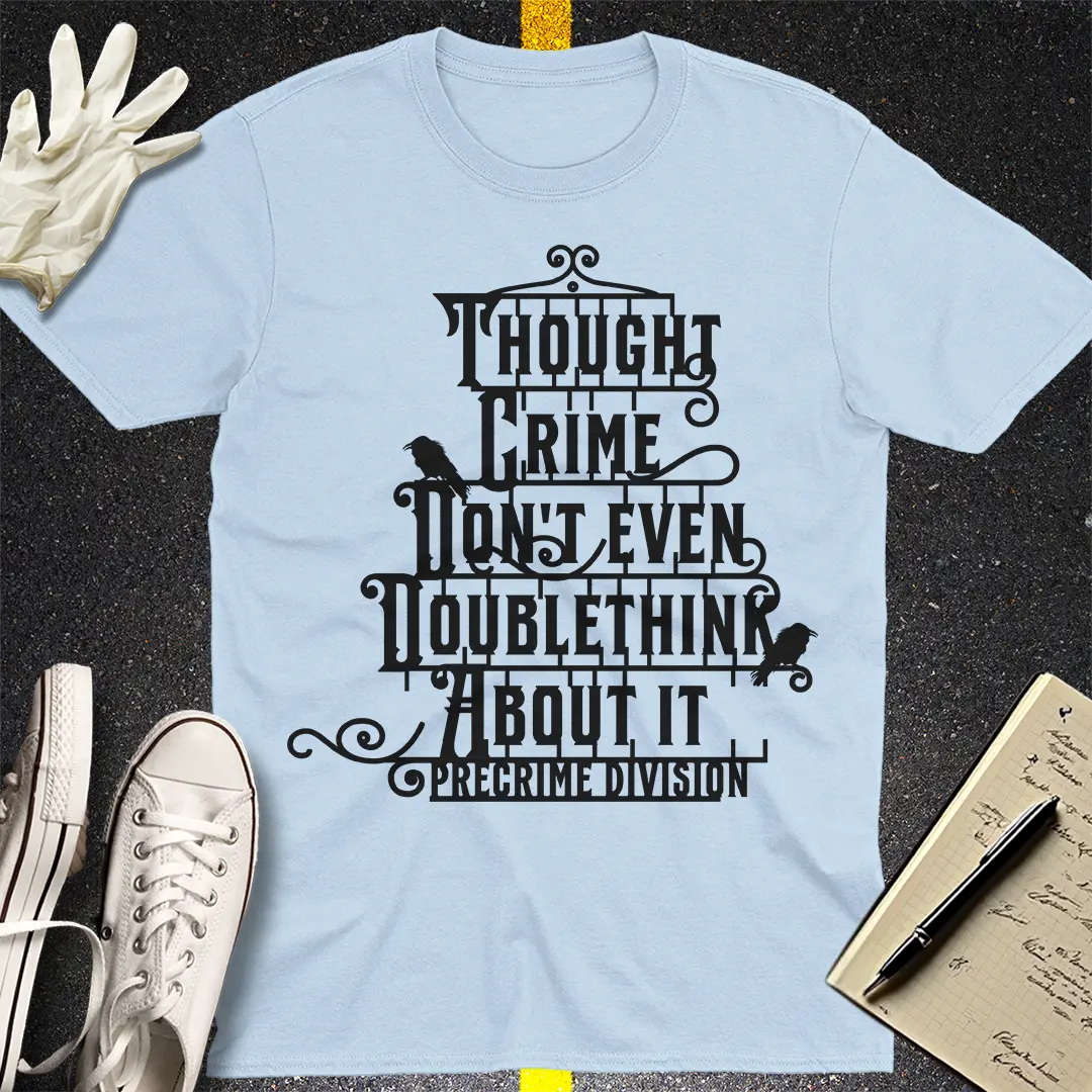 Crows Before Bros T-shirt - Light Blue