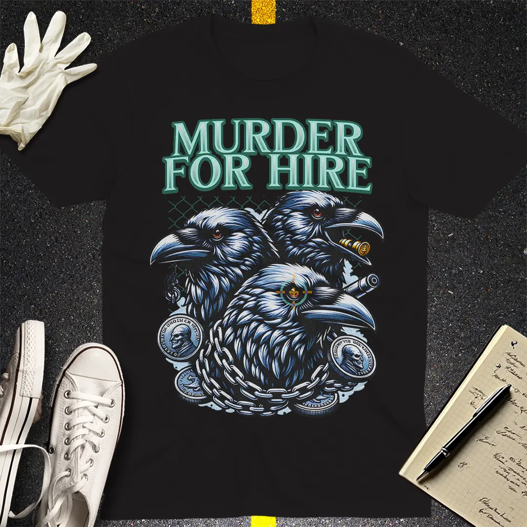 Crows Before Bros T-shirt - Black