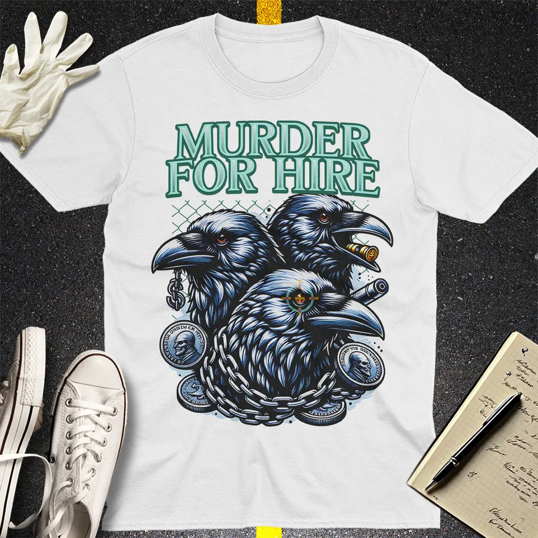 Crows Before Bros T-shirt - White