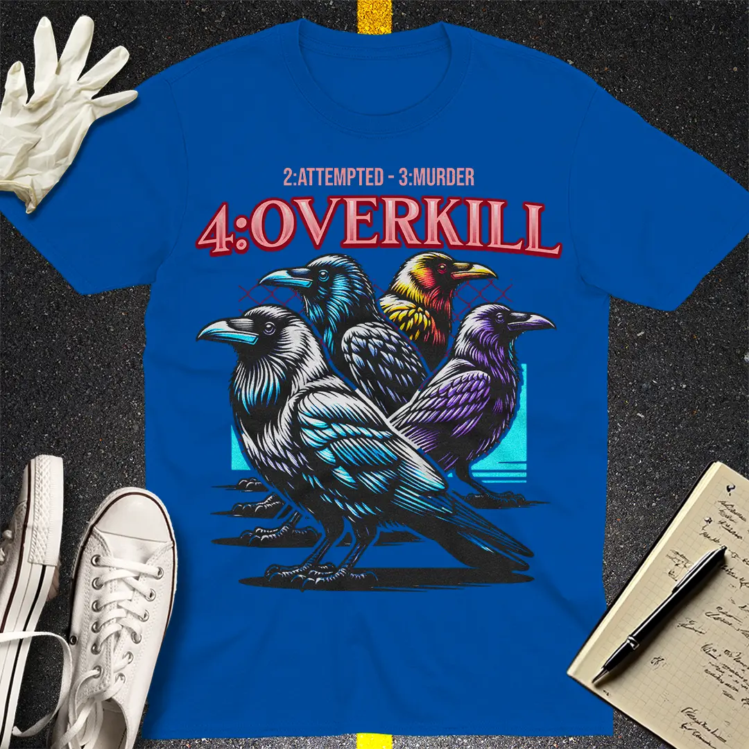 Crows Before Bros T-shirt - Royal