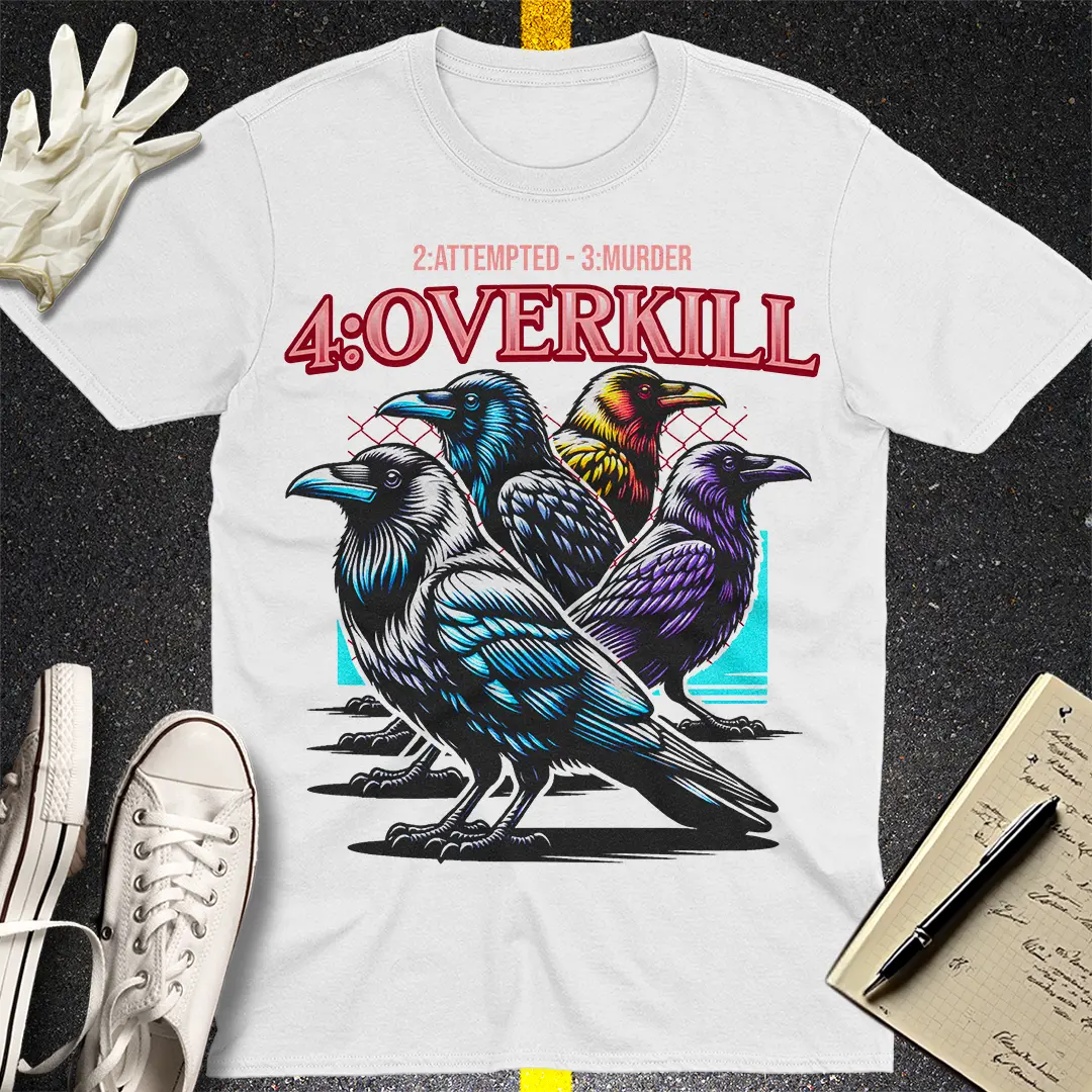 Crows Before Bros T-shirt - White