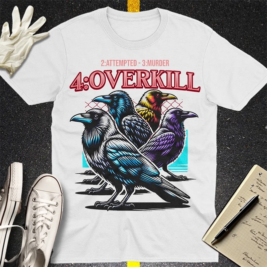 Crows Before Bros T-shirt - White
