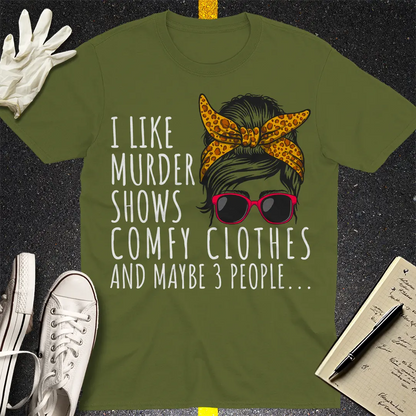 Crows Before Bros T-shirt - Military Green