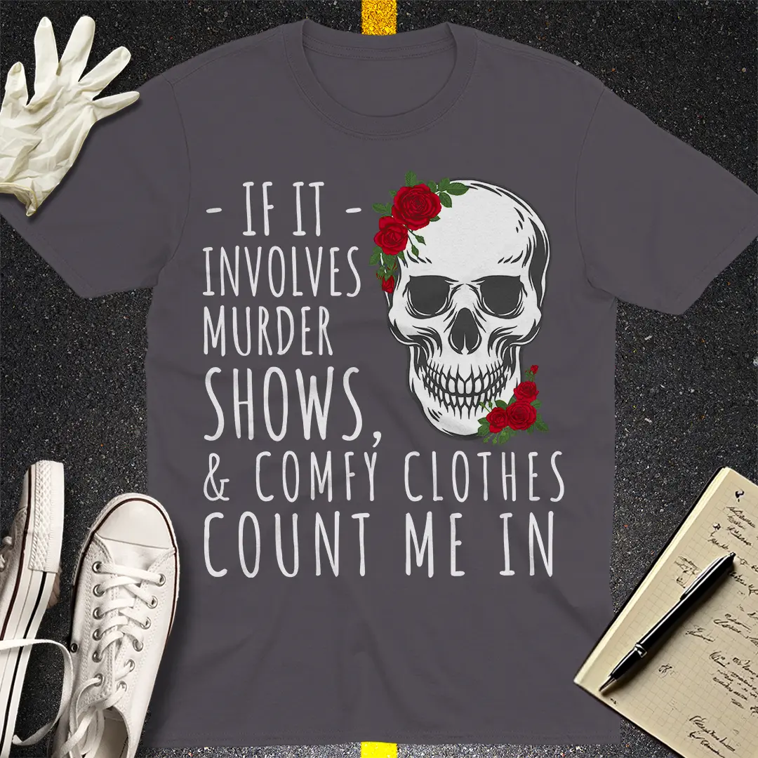 Crows Before Bros T-shirt - Charcoal
