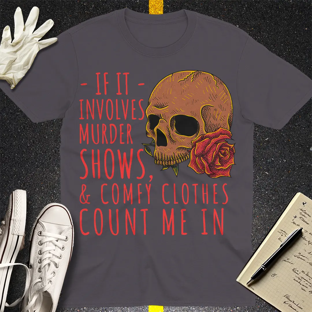 Crows Before Bros T-shirt - Charcoal