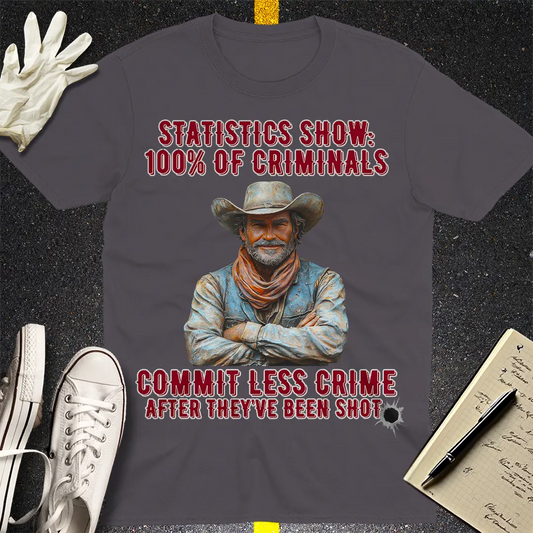 Crows Before Bros T-shirt - Charcoal