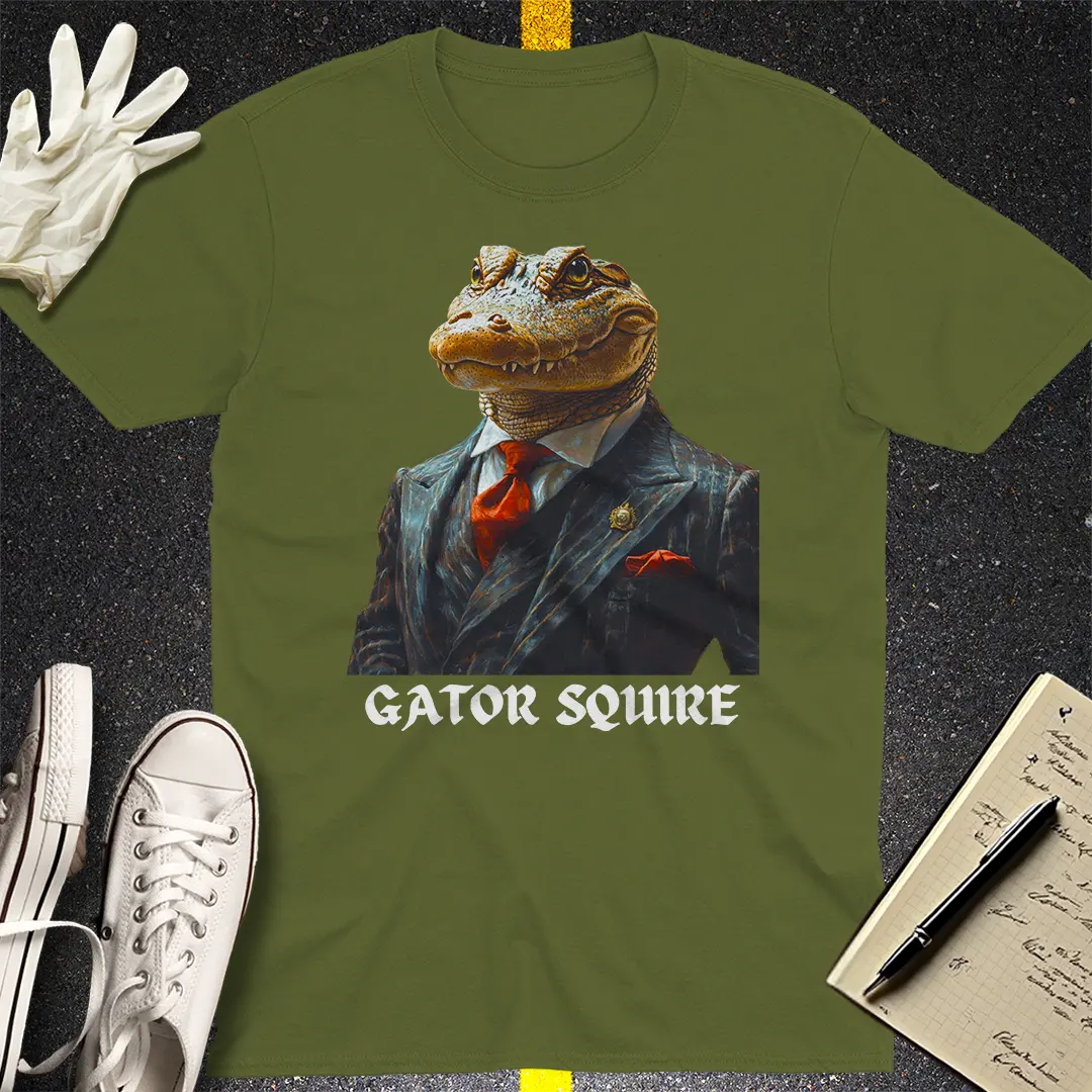 Crows Before Bros T-shirt - Military Green