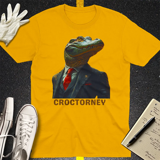 Crows Before Bros T-shirt - Gold