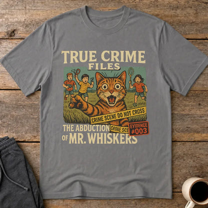 The Abduction of Mr. Whiskers T-Shirt - Charcoal