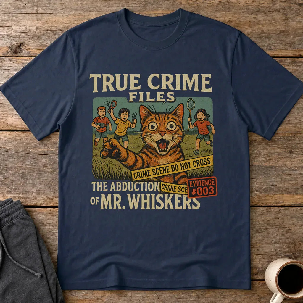 The Abduction of Mr. Whiskers T-Shirt - Navy