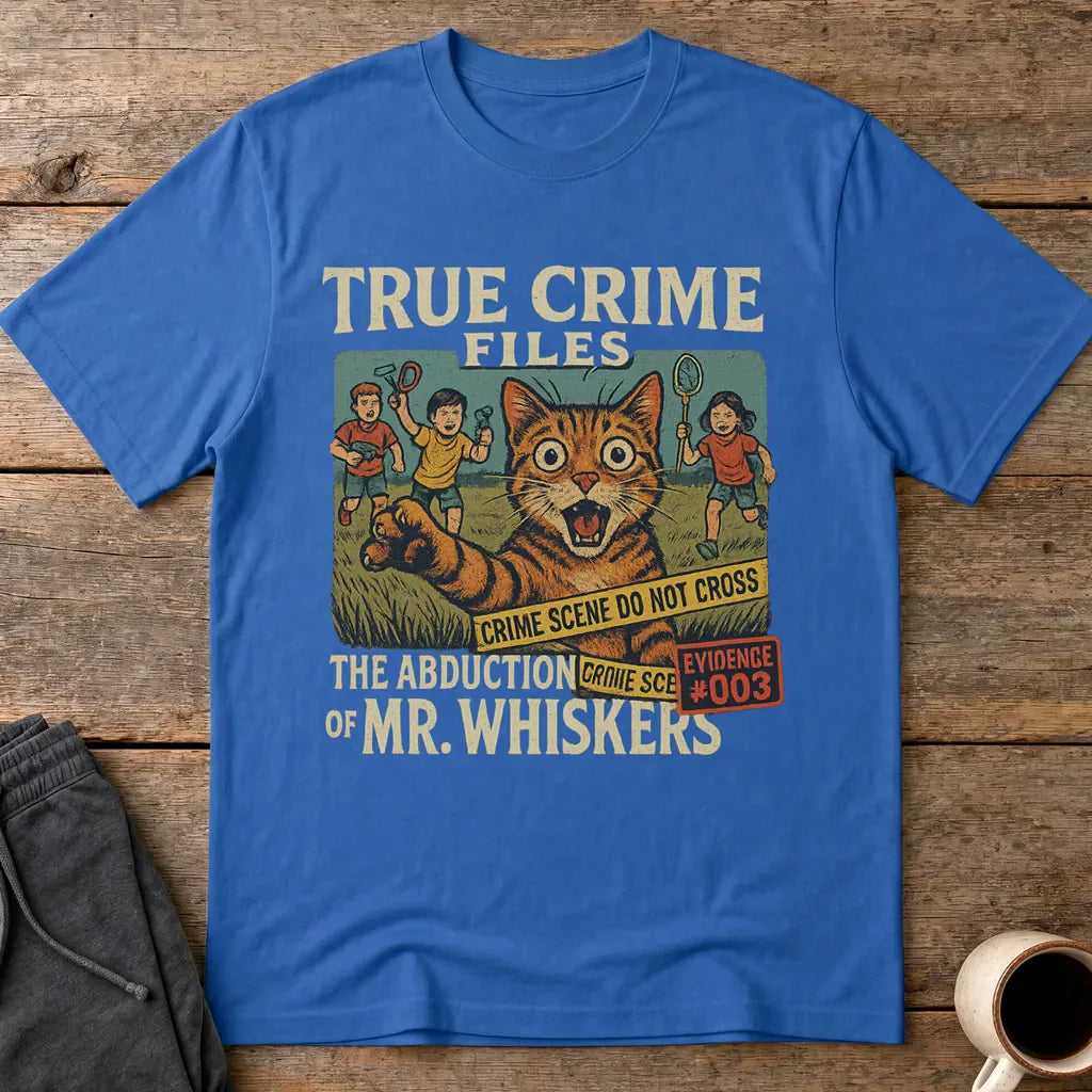 The Abduction of Mr. Whiskers T-Shirt - Royal