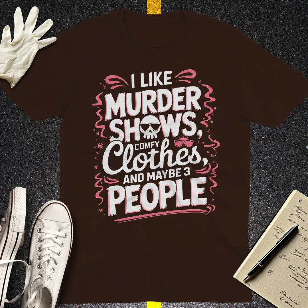 Crows Before Bros T-shirt - Dark Chocolate