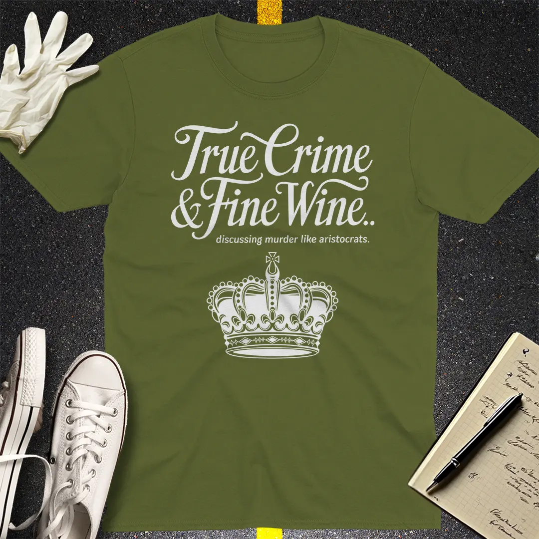 Crows Before Bros T-shirt - Military Green