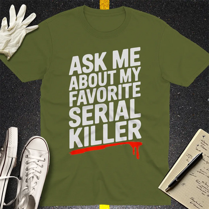 Crows Before Bros T-shirt - Military Green