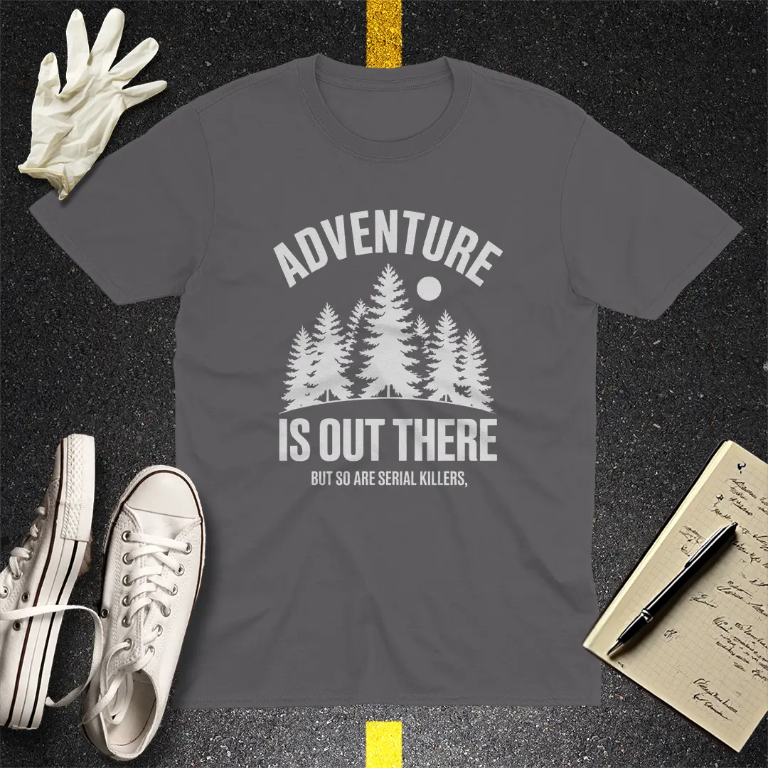 Adventure & Serial Killers T-Shirt - Charcoal