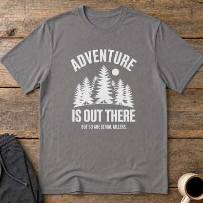 Adventure & Serial Killers T-Shirt - Charcoal